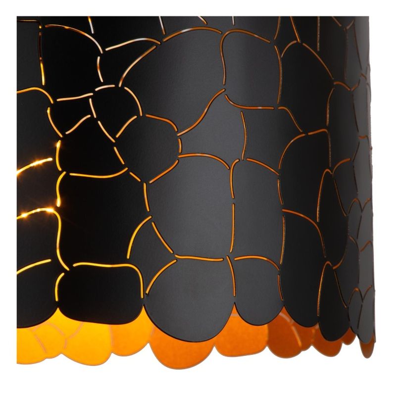 Lucide ALMELO - Závesné svietidlo - 1xE27 - Čierne